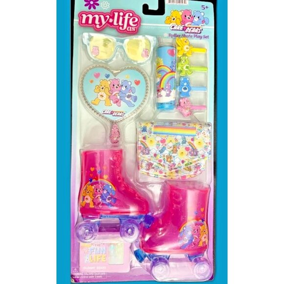 My Life As CARE BEARS Roller Skate 20 Piece Play Set For 18 Inch Dolls NEW - Picture 6 of 8